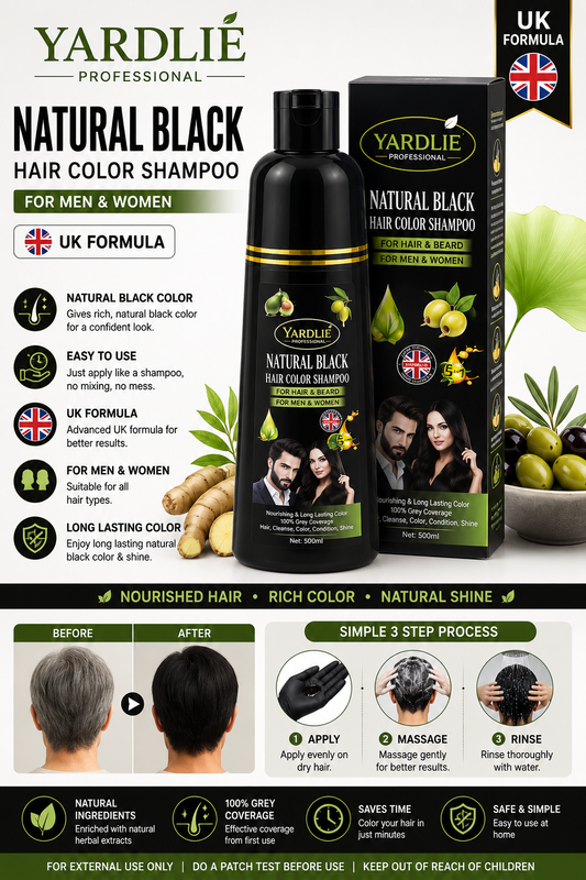 Yardlie 5-Minute Hair Color | UK Formula | For Men & Women